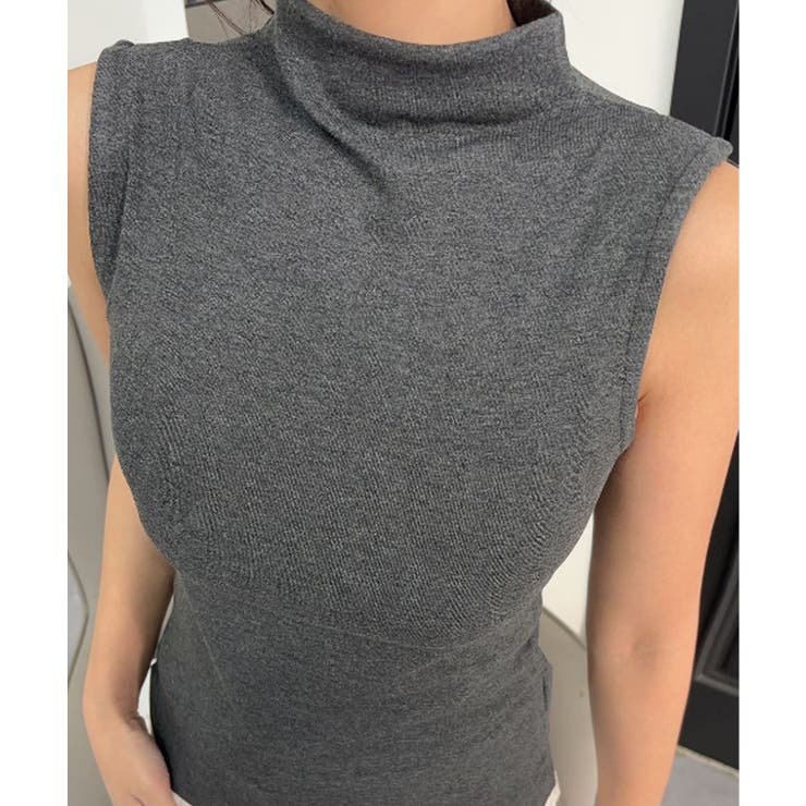 ハイネックフィットノースリーブ | aimoha  | 詳細画像9 