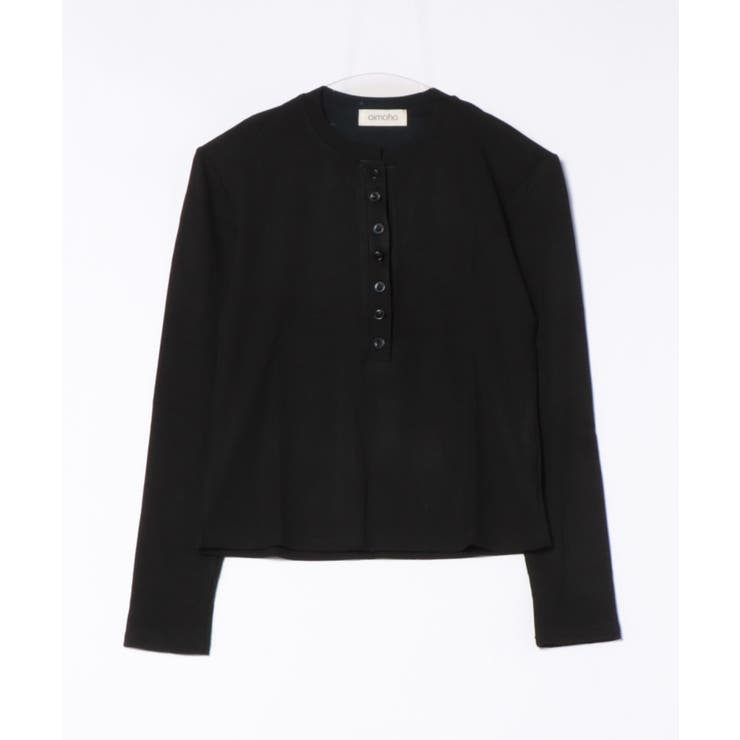 aimoha - select -/ヘンリーネックリブトップス | aimoha  | 詳細画像6 