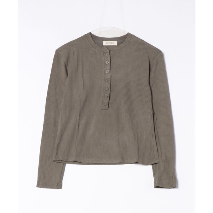 aimoha - select -/ヘンリーネックリブトップス | aimoha  | 詳細画像7 