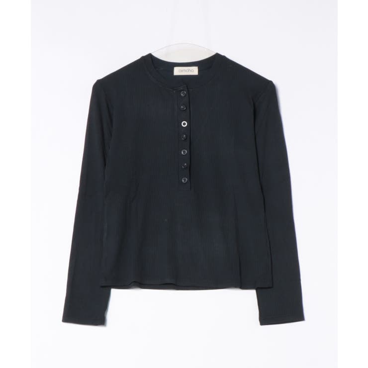 aimoha - select -/ヘンリーネックリブトップス | aimoha  | 詳細画像8 