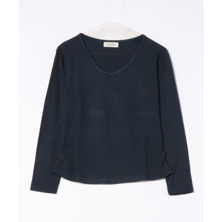 aimoha - select -/サイドシャーリングリブトップス | aimoha  | 詳細画像6 