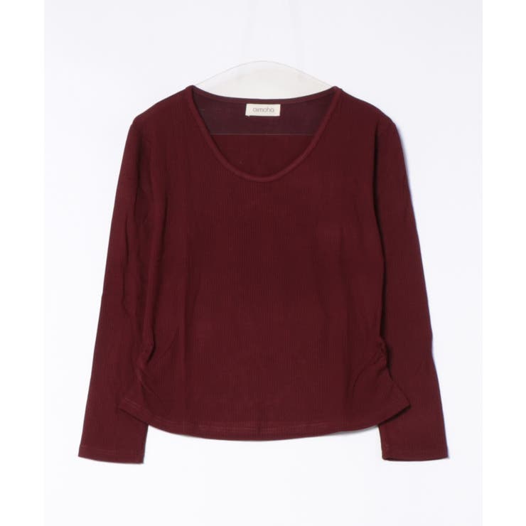 aimoha - select -/サイドシャーリングリブトップス | aimoha  | 詳細画像8 