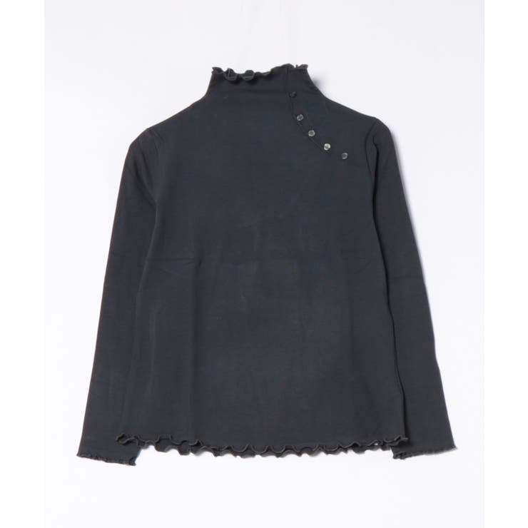 aimoha   select  ショルダーボタンリブメロウハイネックトップス | aimoha  | 詳細画像5 