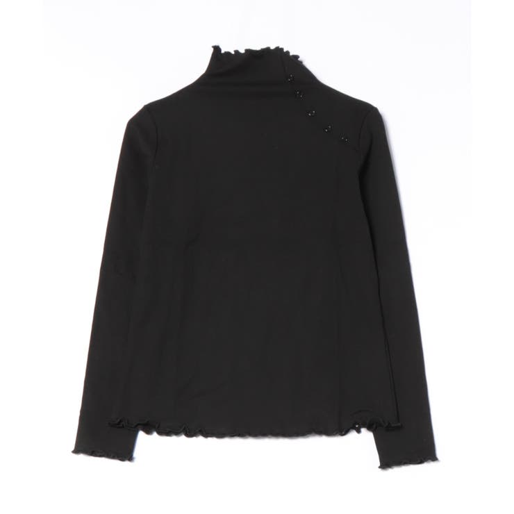 aimoha   select  ショルダーボタンリブメロウハイネックトップス | aimoha  | 詳細画像4 