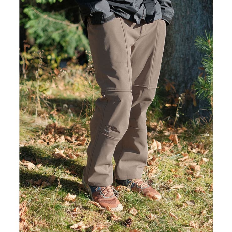 【smore】Fleece lining nylon shell pants | aimoha  | 詳細画像2 