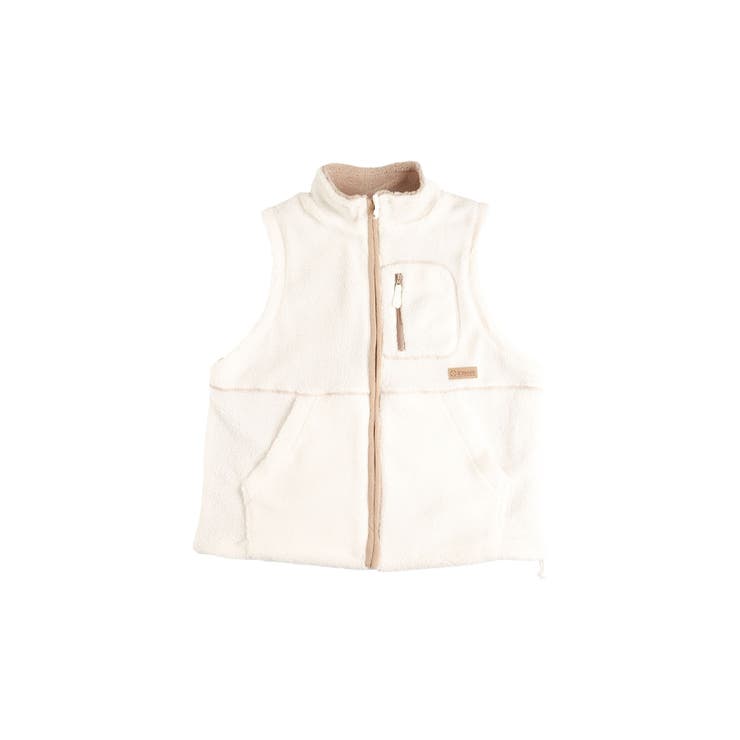 【smore】S'more boa vest | aimoha  | 詳細画像1 