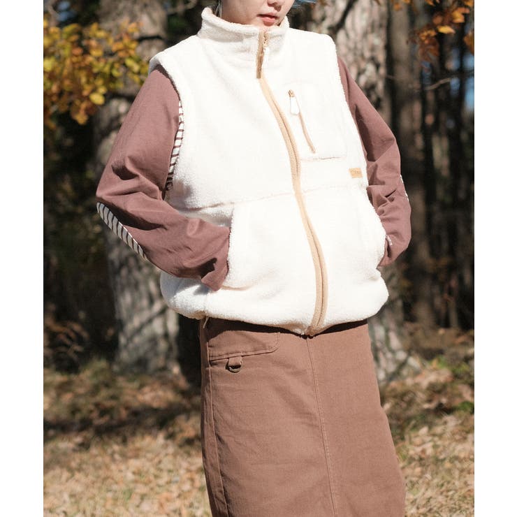 【smore】S'more boa vest | aimoha  | 詳細画像16 