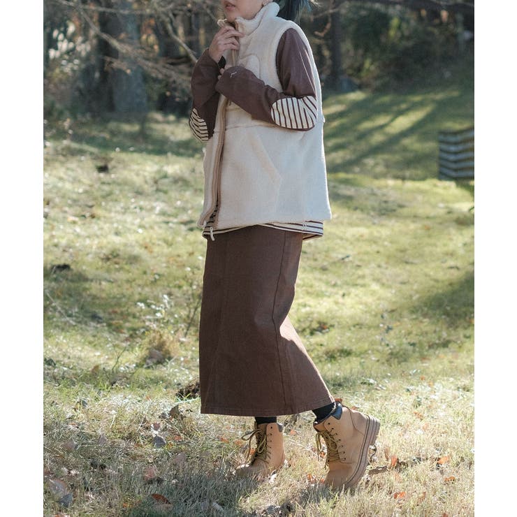 【smore】S'more boa vest | aimoha  | 詳細画像2 