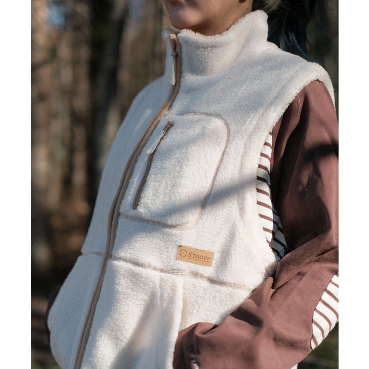 【smore】S'more boa vest | aimoha  | 詳細画像20 