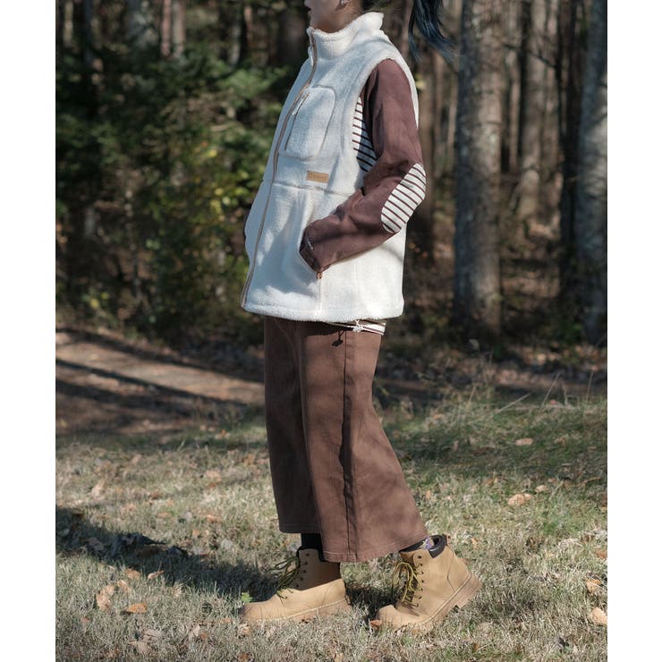 【smore】S'more boa vest | aimoha  | 詳細画像27 