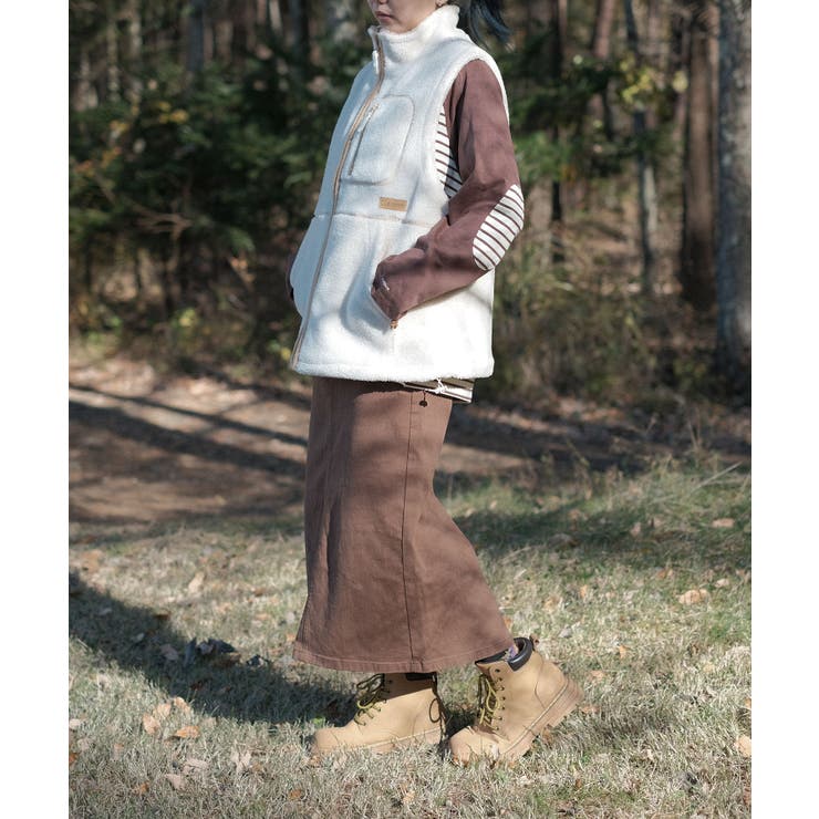 【smore】S'more boa vest | aimoha  | 詳細画像26 