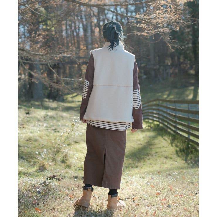 【smore】S'more boa vest | aimoha  | 詳細画像6 