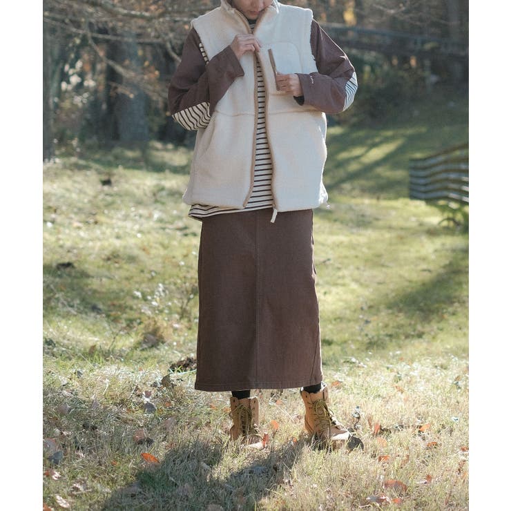 【smore】S'more boa vest | aimoha  | 詳細画像8 