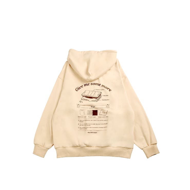 COTTON HOODED SWEATSHIRT | aimoha  | 詳細画像1 