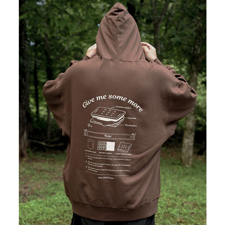 ブラウン | COTTON HOODED SWEATSHIRT | aimoha 