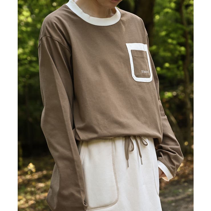 【smore】Double pocket L/S shirts | aimoha men | 詳細画像12 