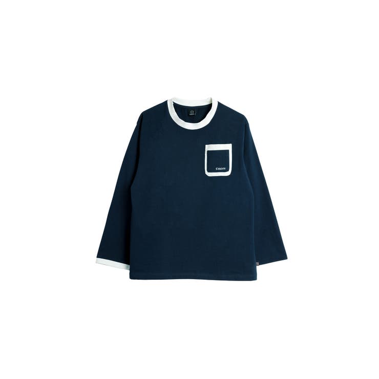 【smore】Double pocket L/S shirts | aimoha men | 詳細画像1 