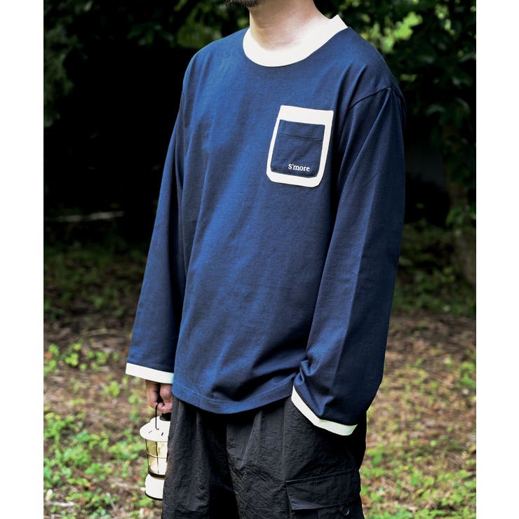 【smore】Double pocket L/S shirts | aimoha men | 詳細画像21 