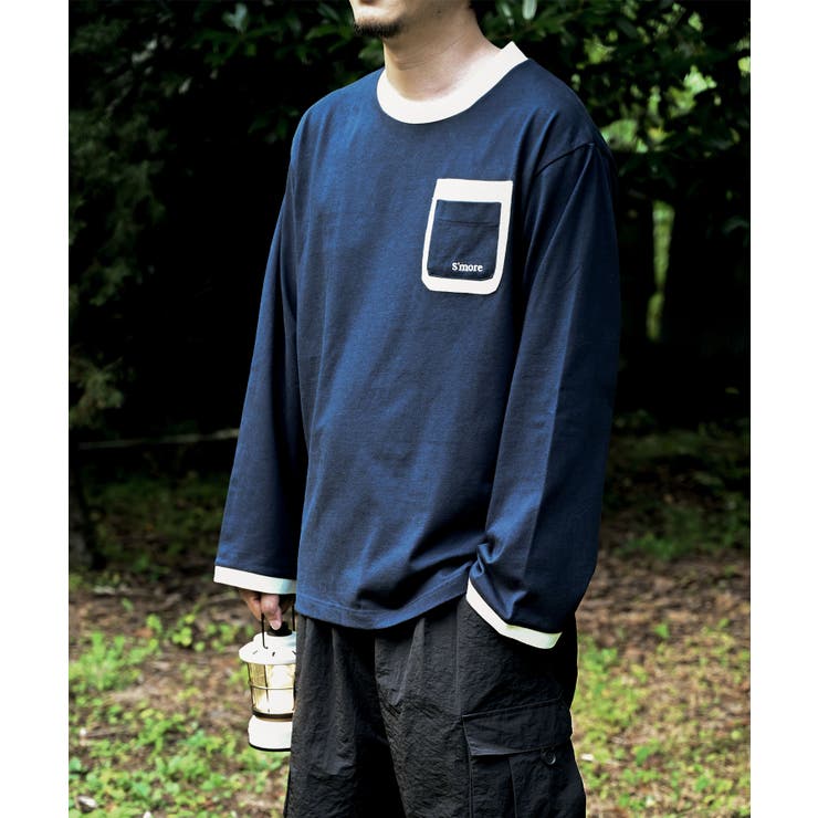 【smore】Double pocket L/S shirts | aimoha men | 詳細画像22 