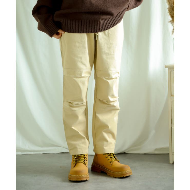 【smore】Knee tuck cotton pants | aimoha men | 詳細画像11 