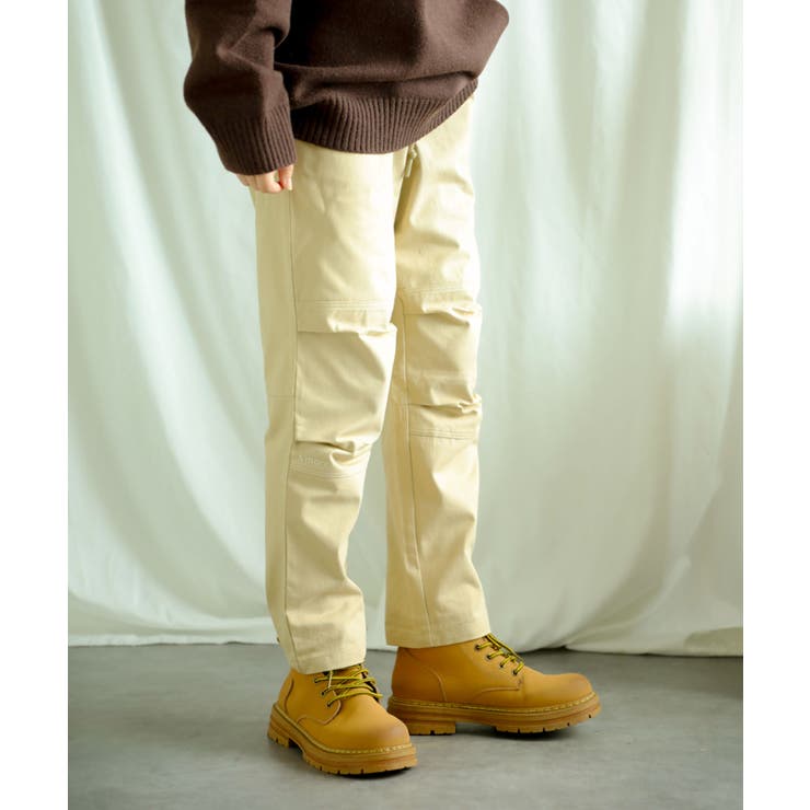 【smore】Knee tuck cotton pants | aimoha men | 詳細画像12 