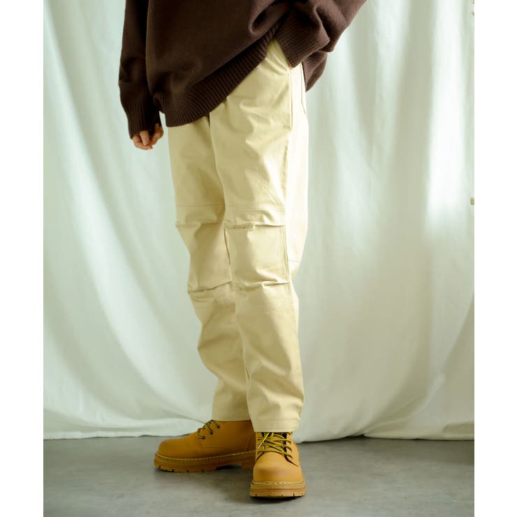 【smore】Knee tuck cotton pants | aimoha men | 詳細画像15 