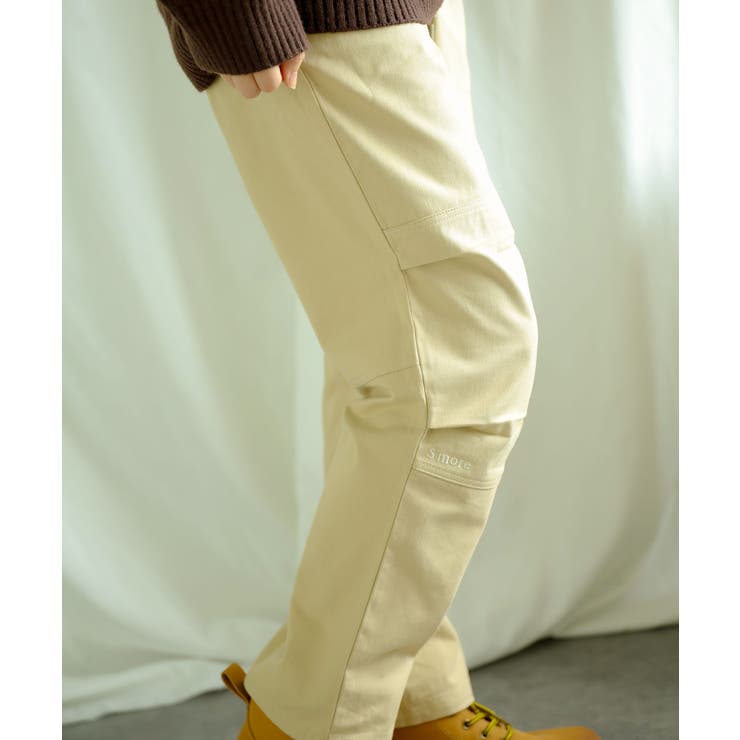 【smore】Knee tuck cotton pants | aimoha men | 詳細画像17 