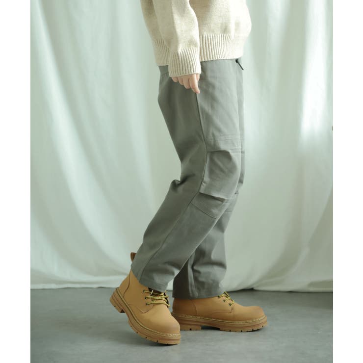 【smore】Knee tuck cotton pants | aimoha men | 詳細画像20 