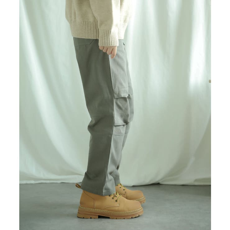 【smore】Knee tuck cotton pants | aimoha men | 詳細画像21 