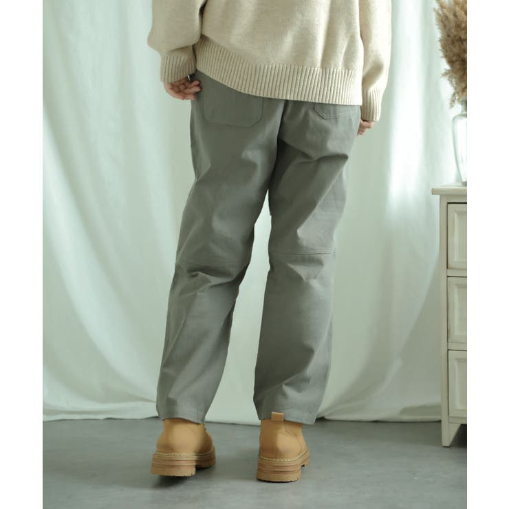 【smore】Knee tuck cotton pants | aimoha men | 詳細画像23 
