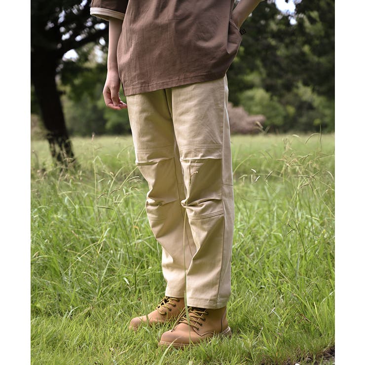 【smore】Knee tuck cotton pants | aimoha men | 詳細画像28 