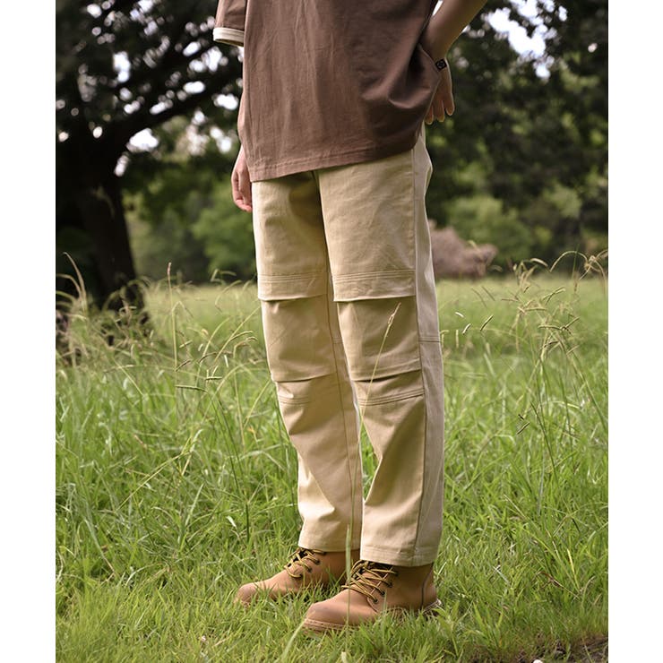 【smore】Knee tuck cotton pants | aimoha men | 詳細画像29 