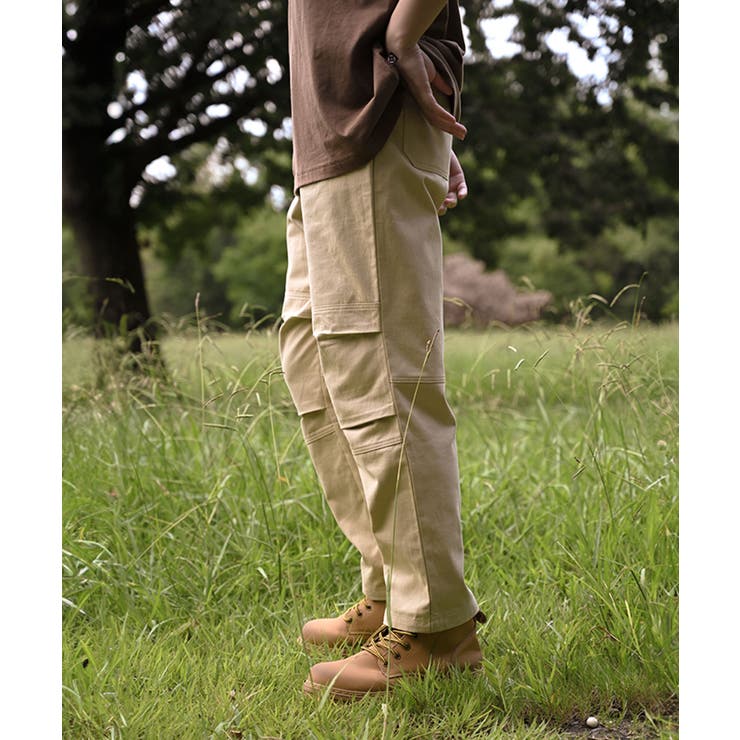 【smore】Knee tuck cotton pants | aimoha men | 詳細画像31 