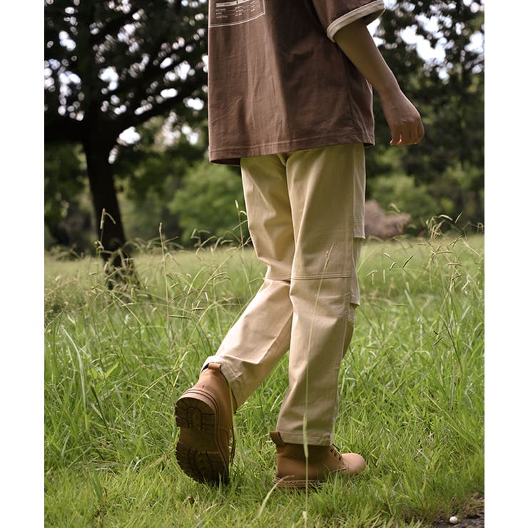 【smore】Knee tuck cotton pants | aimoha men | 詳細画像33 