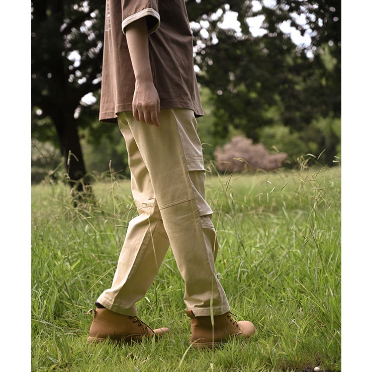 【smore】Knee tuck cotton pants | aimoha men | 詳細画像34 
