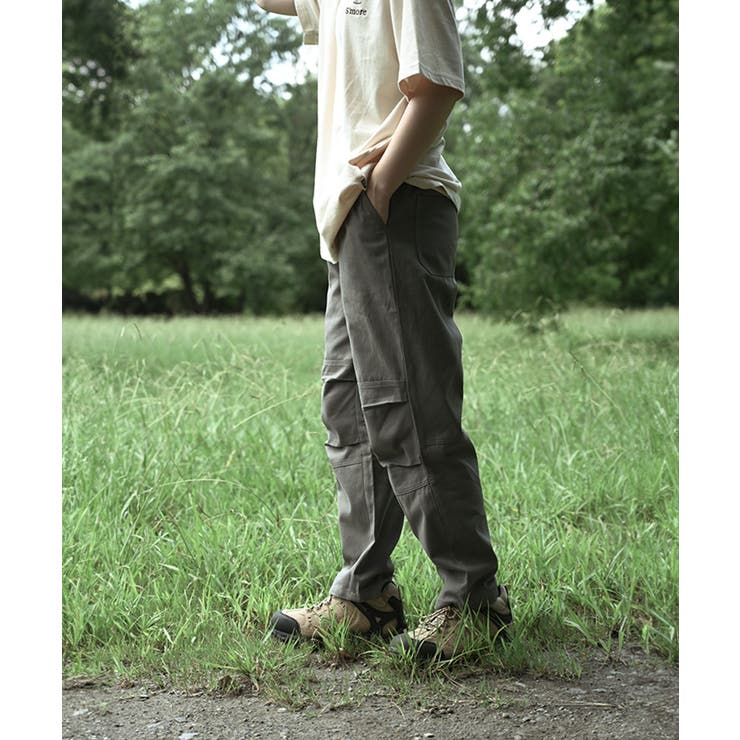 【smore】Knee tuck cotton pants | aimoha men | 詳細画像43 