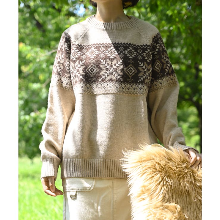 【smore】S'more nordic sweater【AW】 | aimoha  | 詳細画像16 