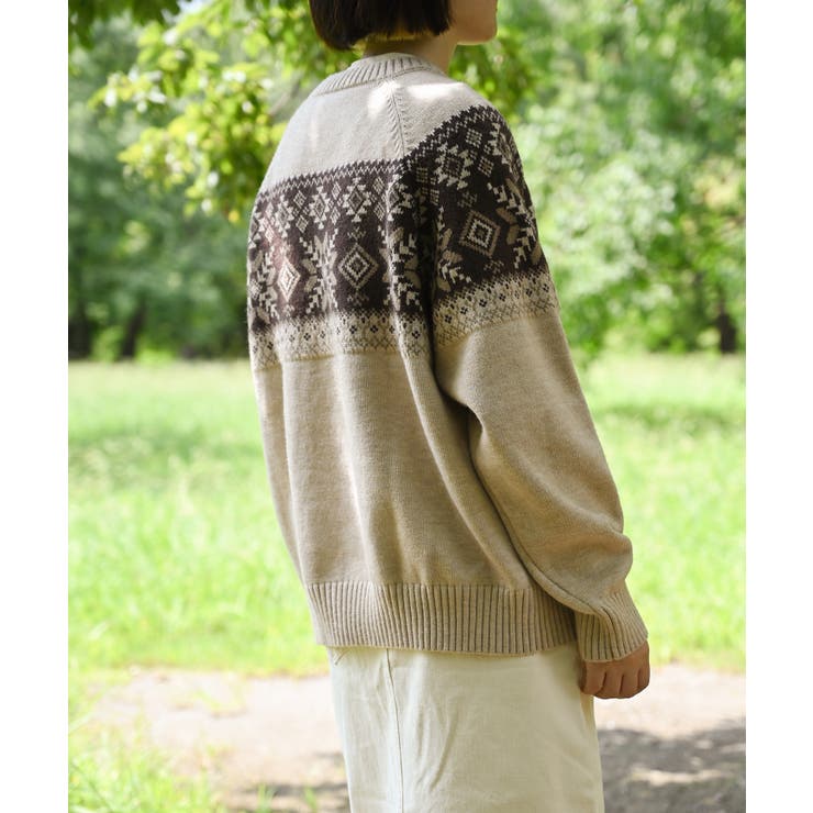 【smore】S'more nordic sweater【AW】 | aimoha  | 詳細画像17 