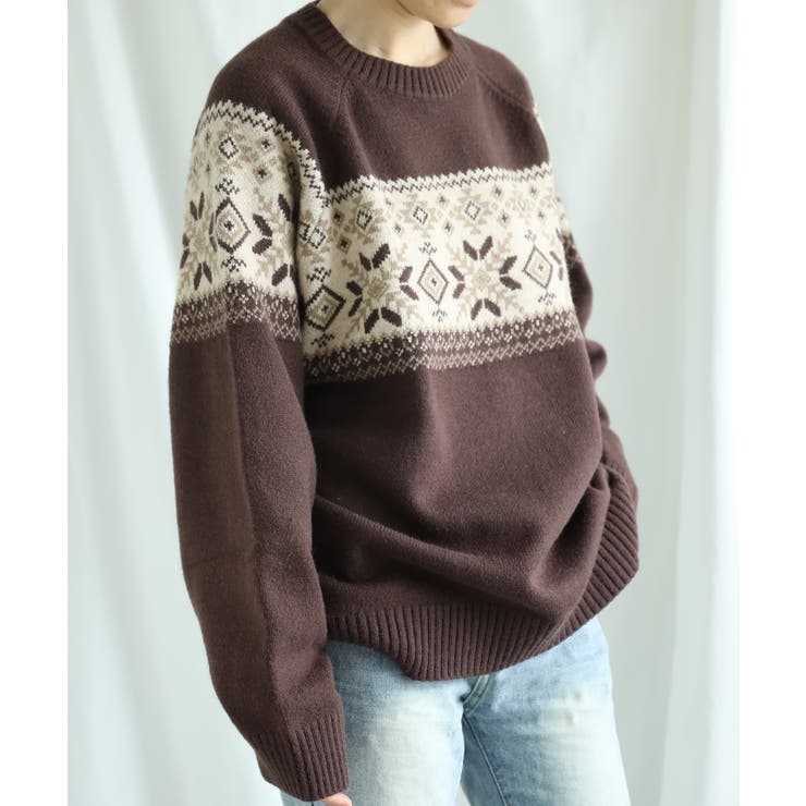 【smore】S'more nordic sweater【AW】 | aimoha  | 詳細画像2 