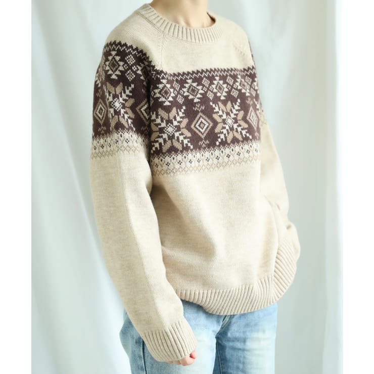 【smore】S'more nordic sweater【AW】 | aimoha  | 詳細画像7 