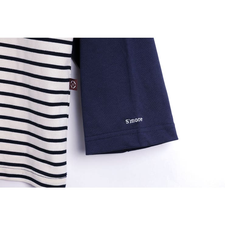 【smore】Raglan sleeve border L/S T-shirt | aimoha men | 詳細画像12 