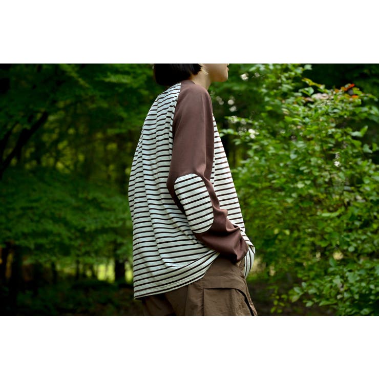 【smore】Raglan sleeve border L/S T-shirt | aimoha men | 詳細画像15 