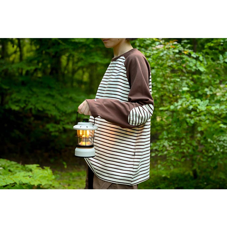 【smore】Raglan sleeve border L/S T-shirt | aimoha men | 詳細画像18 