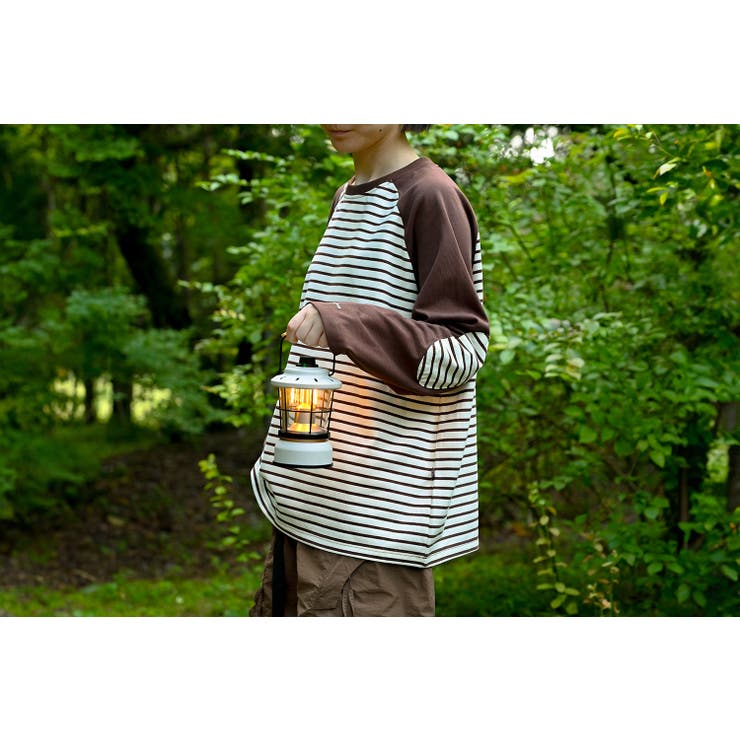 【smore】Raglan sleeve border L/S T-shirt | aimoha men | 詳細画像19 