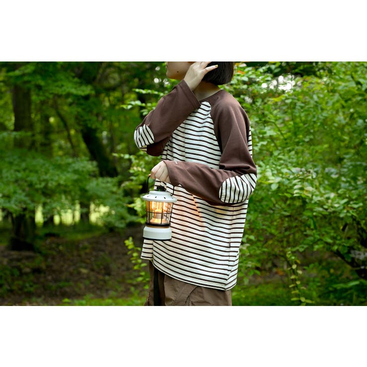 【smore】Raglan sleeve border L/S T-shirt | aimoha men | 詳細画像20 