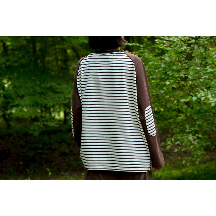 【smore】Raglan sleeve border L/S T-shirt | aimoha men | 詳細画像23 