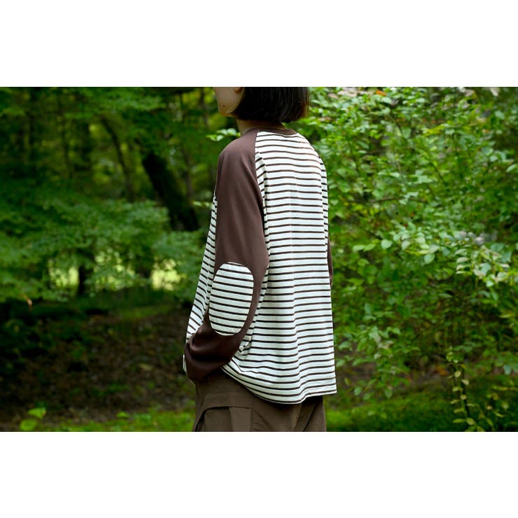 【smore】Raglan sleeve border L/S T-shirt | aimoha men | 詳細画像24 