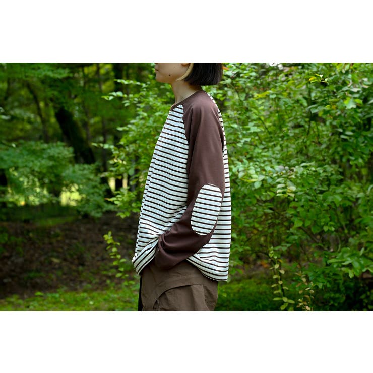 【smore】Raglan sleeve border L/S T-shirt | aimoha men | 詳細画像26 