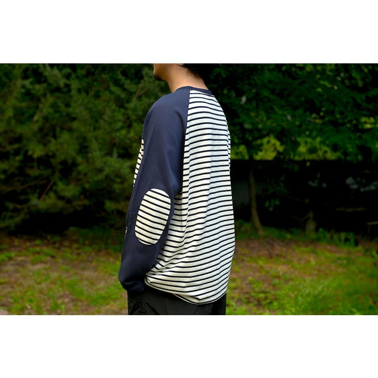 【smore】Raglan sleeve border L/S T-shirt | aimoha men | 詳細画像35 