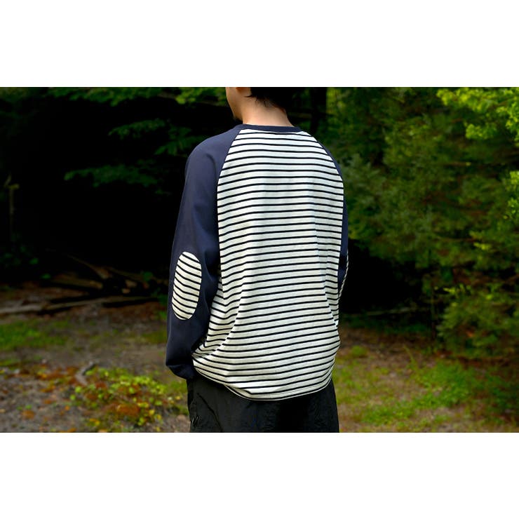【smore】Raglan sleeve border L/S T-shirt | aimoha men | 詳細画像36 